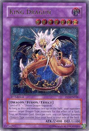 King Dragun (UTR) (FET-EN036) - Flaming Eternity 1st Edition