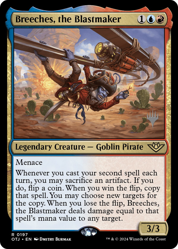Breeches, the Blastmaker (Promo Pack) [Outlaws of Thunder Junction Promos]