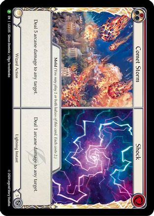 Comet Storm // Shock [LGS335] (Promo)  Cold Foil