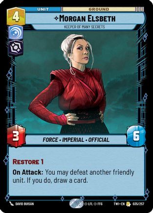 Morgan Elsbeth - Keeper of Many Secrets (035/257) (035/257) [Twilight of the Republic]