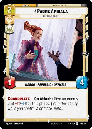 Padme Amidala - Pursuing Peace (192/257) (192/257) [Twilight of the Republic]