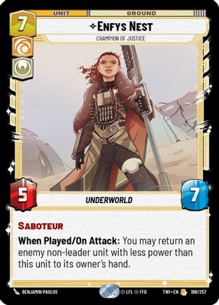 Enfys Nest - Champion of Justice (198/257) (198/257) [Twilight of the Republic]