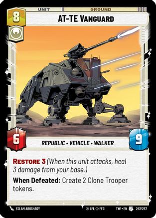 AT-TE Vanguard (247/257) (247/257) [Twilight of the Republic]