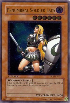 Penumbral Soldier Lady (UTR) (SOD-EN033) - Soul of the Duelist Unlimited