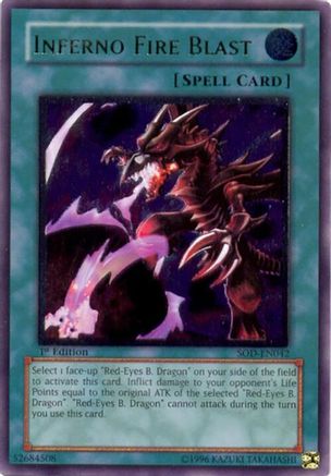 Inferno Fire Blast (UTR) (SOD-EN042) - Soul of the Duelist Unlimited