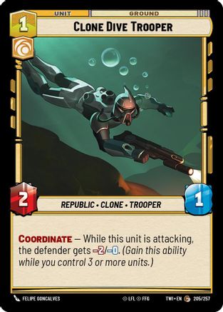Clone Dive Trooper (205/257) (205/257) [Twilight of the Republic]