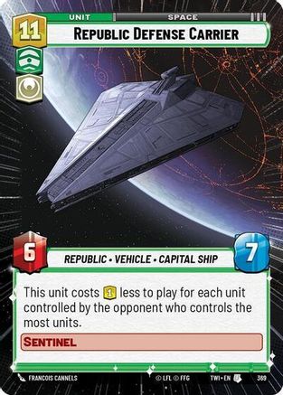 Republic Defense Carrier (369) (Hyperspace) (369) [Twilight of the Republic]