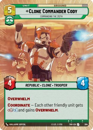 Clone Commander Cody - Commanding the 212th (384) (Hyperspace) (384) [Twilight of the Republic]