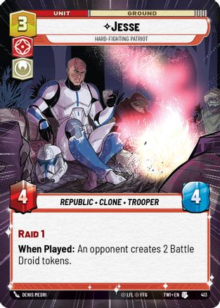 Jesse - Hard-Fighting Patriot (413) (Hyperspace) (413) [Twilight of the Republic]