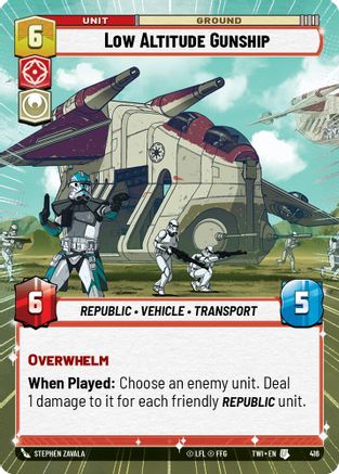 Low Altitude Gunship (416) (Hyperspace) (416) [Twilight of the Republic]