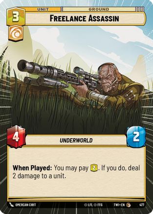 Freelance Assassin (477) (Hyperspace) (477) [Twilight of the Republic]