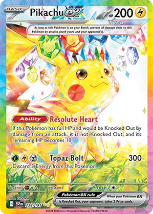 Pikachu ex (132/106) [SV8: Super Electric Breaker]