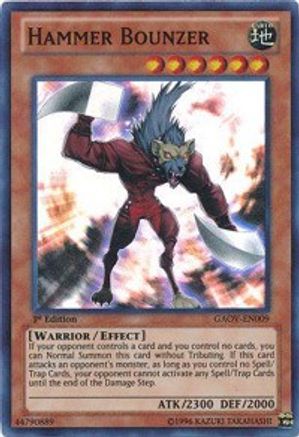 Hammer Bounzer (GAOV-EN009) - Galactic Overlord 1st Edition