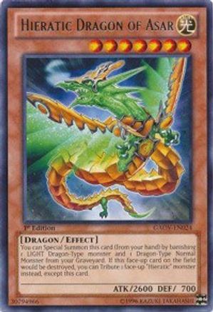 Hieratic Dragon of Asar (GAOV-EN024) - Galactic Overlord Unlimited