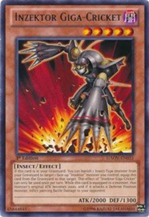 Inzektor Giga-Cricket (GAOV-EN031) - Galactic Overlord 1st Edition