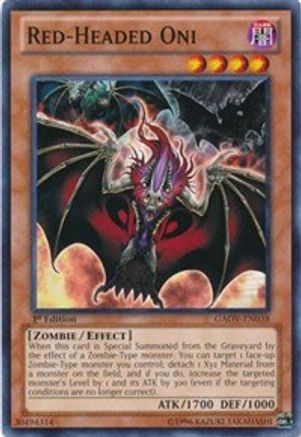 Red-Headed Oni (GAOV-EN038) - Galactic Overlord Unlimited