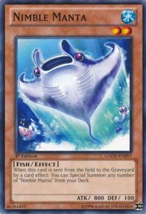 Nimble Manta (GAOV-EN097) - Galactic Overlord 1st Edition