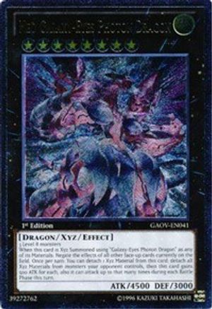 Neo Galaxy-Eyes Photon Dragon (UTR) (GAOV-EN041) - Galactic Overlord 1st Edition
