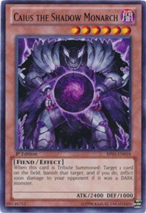 Caius the Shadow Monarch (BP01-EN018) - Battle Pack: Epic Dawn 1st Edition