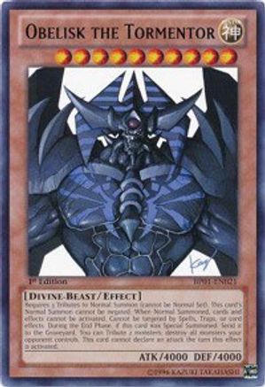 Obelisk the Tormentor (BP01-EN021) - Battle Pack: Epic Dawn 1st Edition