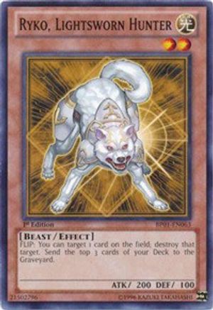 Ryko, Lightsworn Hunter (BP01-EN063) - Battle Pack: Epic Dawn 1st Edition