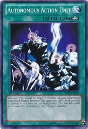 Autonomous Action Unit (BP01-EN073) - Battle Pack: Epic Dawn 1st Edition
