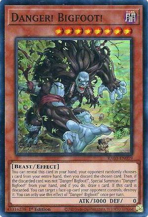 Danger! Bigfoot! (RA03-EN019) - Quarter Century Bonanza 1st Edition