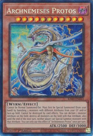 Archnemeses Protos (PCR) (RA03-EN023) - Quarter Century Bonanza 1st Edition
