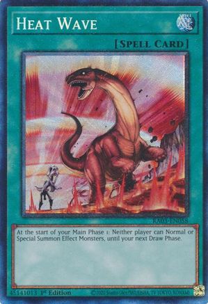 Heat Wave (PCR) (RA03-EN058) - Quarter Century Bonanza 1st Edition