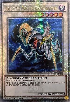 Ally of Justice Catastor (Quarter Century Secret Rare) (RA03-EN222) - Quarter Century Bonanza 1st Edition