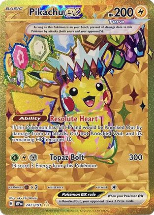 Pikachu ex (136/106) [SV8: Super Electric Breaker]