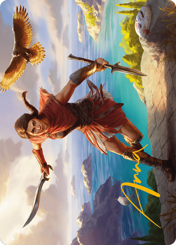 Kassandra, Eagle Bearer Art Card (Gold-Stamped Signature) [Assassin's Creed Art Series]