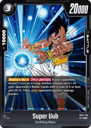 Super Uub (FB04-106) - Ultra Limit