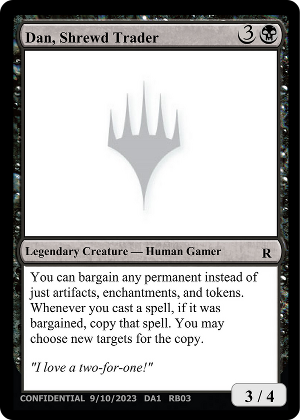 Dan, Shrewd Trader (UNK-RB03B) - Unknown Event