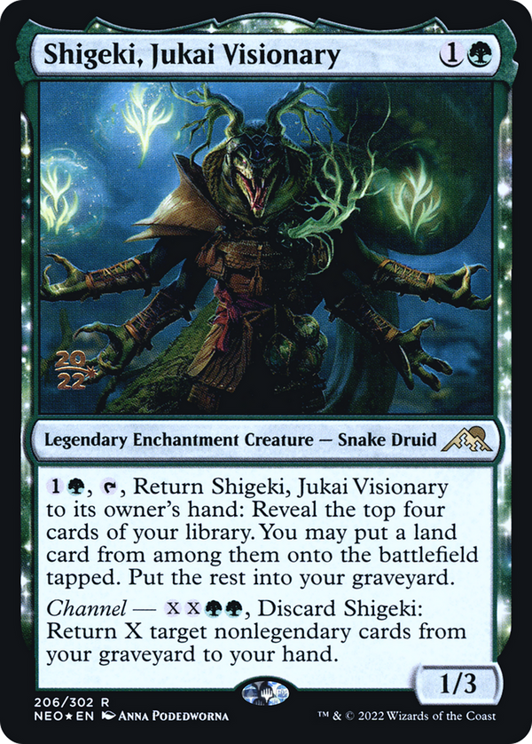 Shigeki, Jukai Visionary [Kamigawa: Neon Dynasty Prerelease Promos]