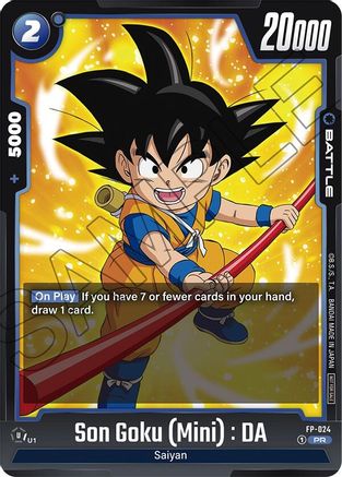 Son Goku (Mini) : DA - FP-024 (FP-024) - Fusion World Promotion Cards and Packs Holofoil