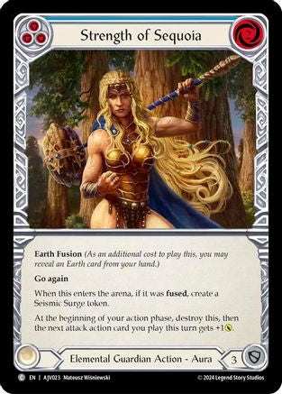 Strength of Sequoia (Blue) [AJV023] (Armory Deck: Jarl Vetreidi)