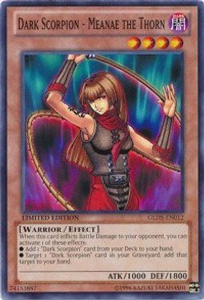 Dark Scorpion - Meanae the Thorn (GLD5-EN012) - Gold Series: Haunted Mine Limited