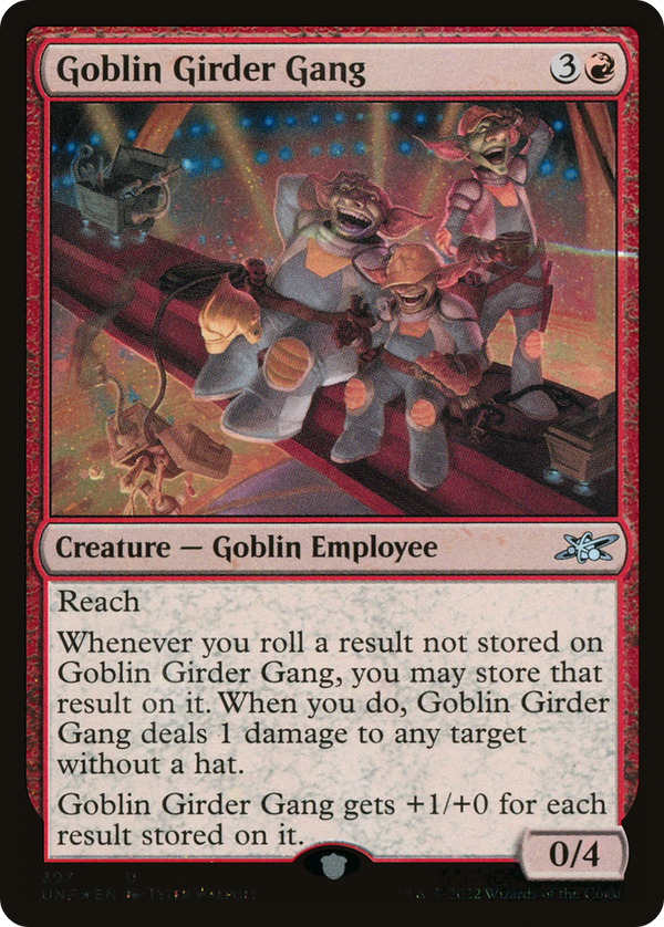 Goblin Girder Gang (Galaxy Foil) [Unfinity]