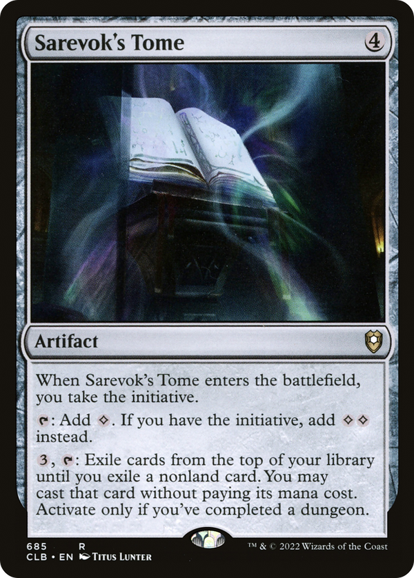 Sarevok's Tome [Commander Legends: Battle for Baldur's Gate]