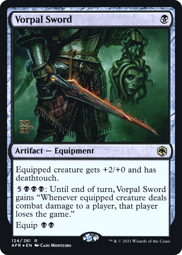 Vorpal Sword [Dungeons & Dragons: Adventures in the Forgotten Realms Prerelease Promos]