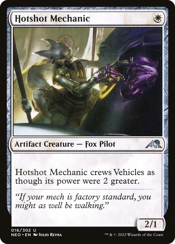 Hotshot Mechanic [Kamigawa: Neon Dynasty]