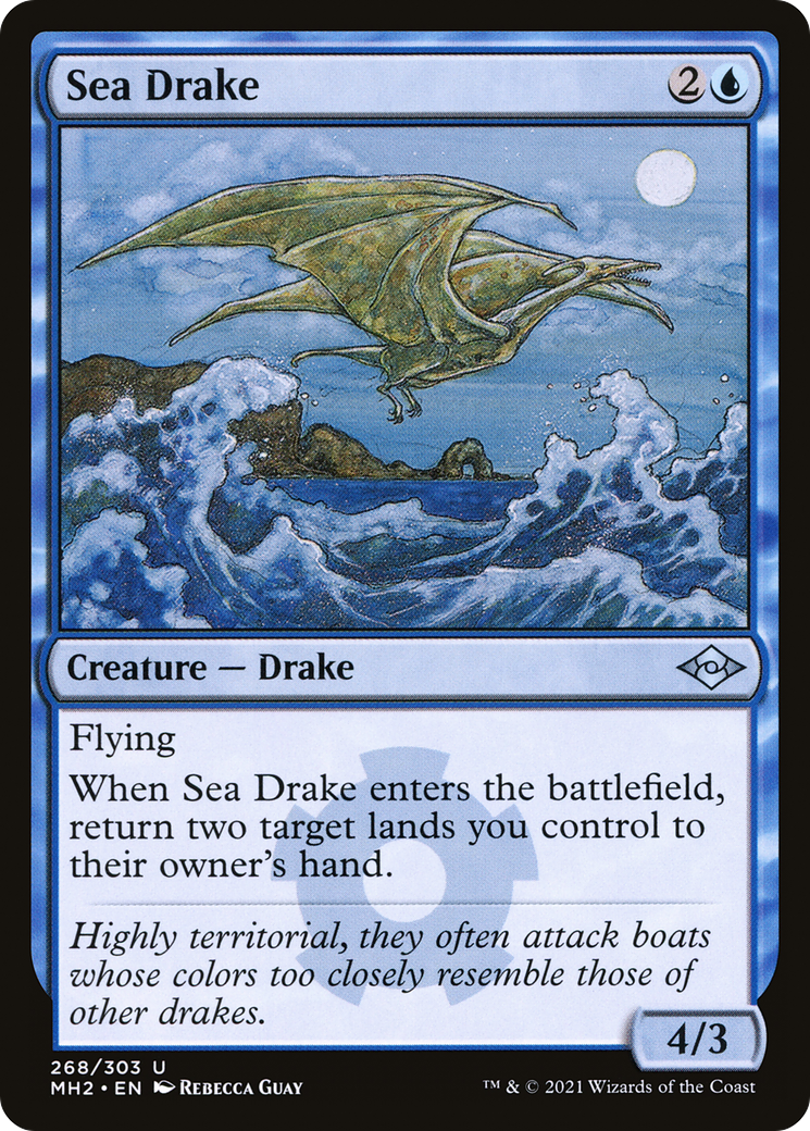 Sea Drake (Foil Etched) [Modern Horizons 2]