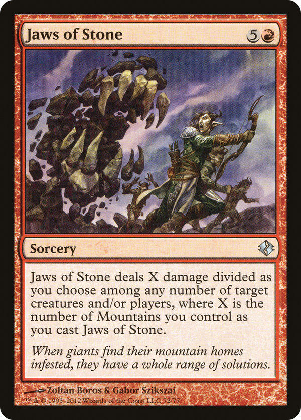 Jaws of Stone [Duel Decks: Venser vs. Koth]