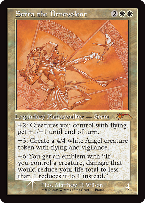 Serra the Benevolent (Retro Frame) [MagicFest 2019]