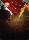 Stone Rain // Stone Rain (ASTX-077) - Strixhaven Art Series (Borderless) Foil
