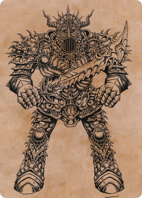 Iron Golem // Iron Golem (AAFR-080) - Adventures in the Forgotten Realms Art Series (Borderless) Foil