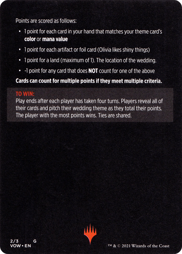 Vampire Wedding Planner // Vampire Wedding Planner (cont'd) (MVOW-002) - Innistrad: Crimson Vow Minigames Foil