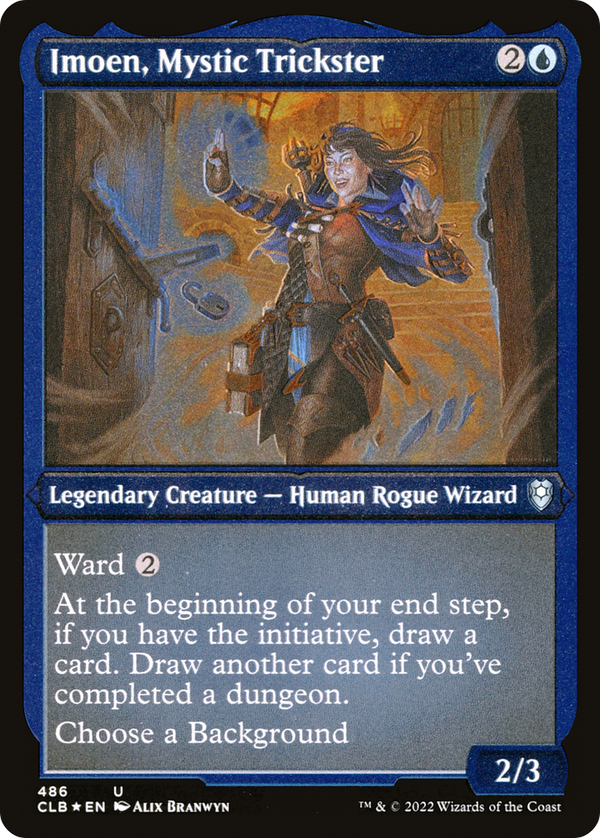 Imoen, Mystic Trickster (Foil Etched) [Commander Legends: Battle for Baldur's Gate]