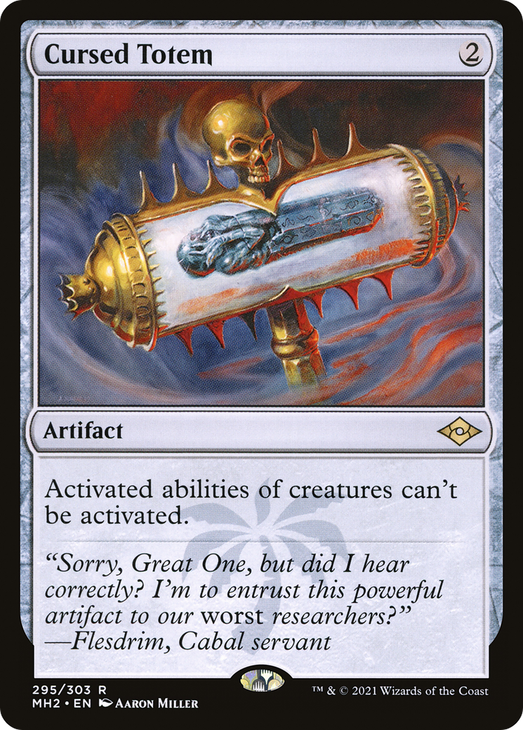 Cursed Totem (Foil Etched) [Modern Horizons 2]